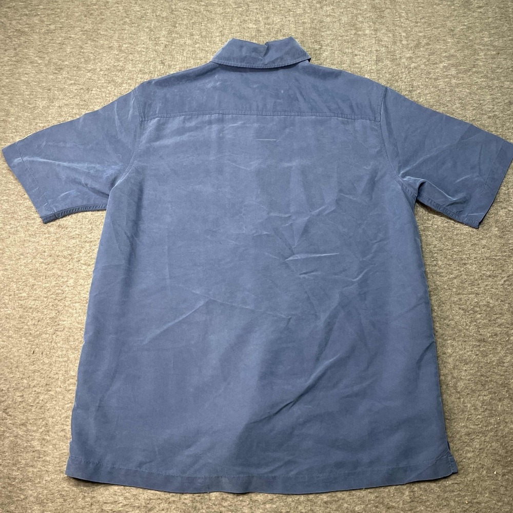 Helly Hansen Shirt Mens Large Button Down Casual Short Sleeve Blue Versatile - Picture 4 of 7